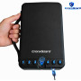 Biometric Handgun Safe, Quick Access Pistol Safe with 99 Sets Fingerprint Recognition & Backup Key, Type-C Emergency Unlock Gun Safe, Portable Heavy Steel Gun Lock Box for Home, Car, Travel, Nightstand, Drawer Storage