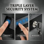 Biometric Quick Access Gun Safe for 2 9mm Pistols,3-Ways Unlock Fingerprint Digital PIN Key, Portable Handgun Safe with LCD Screen, Billconch Small Gun Lock Box for Home Bedroom Bedside Nightstand and Car Biometric Quick Access Gun Safe for 2 9mm Pistols,3-Ways Unlock Fingerprint Digital PIN Key, Portable Handgun Safe with LCD Screen, Billconch Small Gun Lock Box for Home Bedroom Bedside Nightstand and Car