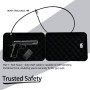 Pistol Safe, Portable Travel Handgun Lock Box, Heavy Duty Steel Key Lock Gun Safe, Secure Concealment Gun Storage Box for Car, Home, Drawer, Nightstand, Travel Use, Black Pistol Safe, Portable Travel Handgun Lock Box, Heavy Duty Steel Key Lock Gun Safe, Secure Concealment Gun Storage Box for Car, Home, Drawer, Nightstand, Travel Use, Black