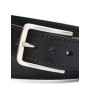 Mens Dress Belt Stainless Golf Belt Steel Buckle Full Grain Leather Brown Black Coffee Casual Belt 1.35" Wide - 01-3GF