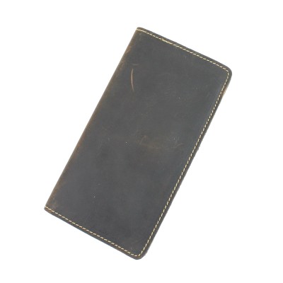 Full Leather CEO Checkbook Card Holder A612