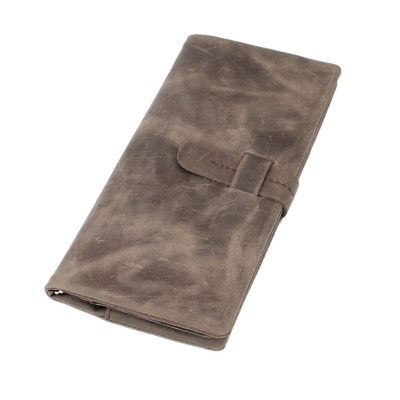 Cowhide Leather Long Wallet A645