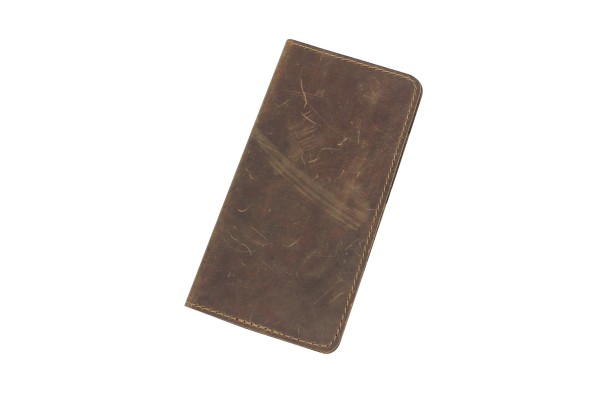 9 in. Full Leather Passport Air Ticket ID Holder A753