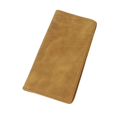 9 in. Oil Tanned Cowhide Leather Passport  Air Ticket Sleeve A756