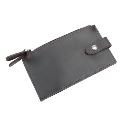 Full Grain Leather Slim Large Card Holder B096