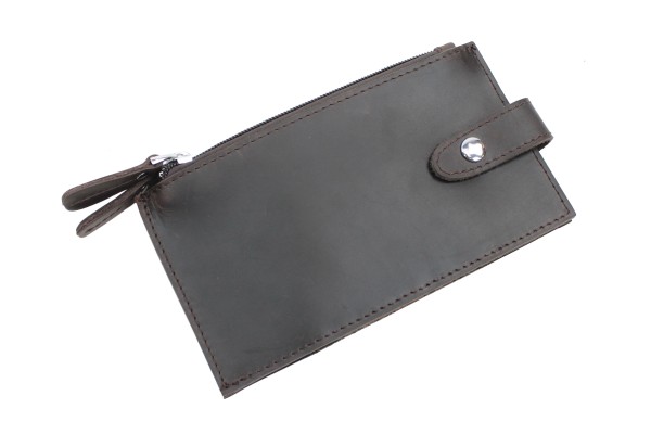 Full Grain Leather Slim Large Card Holder B096