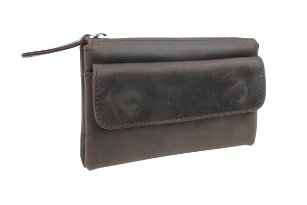 Cowhide Leather Slim Waist Pack Phone Holder B104