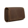 Full Grain Leather Classic Cards Organize Holder B116