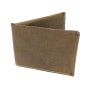 Cowhide Leather Slim Credit Card Cash Holder B12