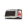 Full Grain Leather Magnet Card Cash Holder B144