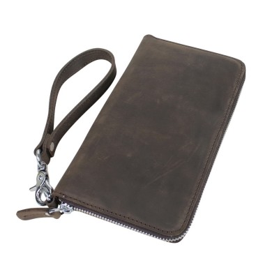 Unisex Large Full Grain Leather Clutch Holder B153