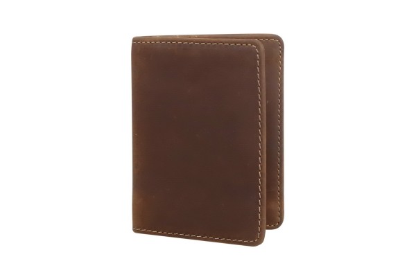 Full Grain Leather Compact Card Holder B178