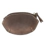 Vagarant Traveler Full Grain Leather Shell Shape Coin Holder B202