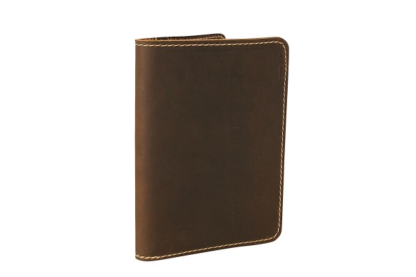 Vagarant Traveler Full Grain Leather Passport Holder Wallet B239