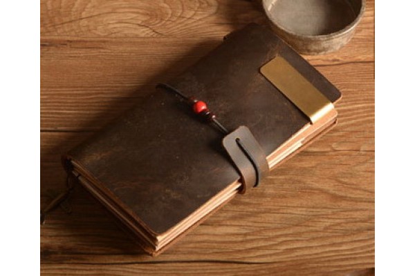 Vintage Leather Travel Journal J04