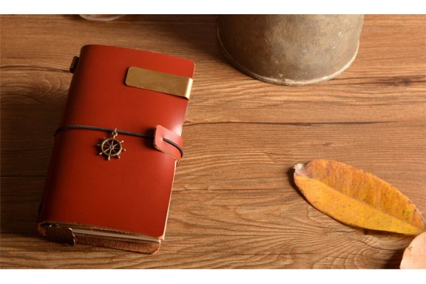 Vintage Leather Travel Journal J05