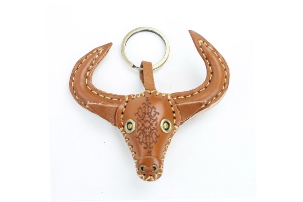 Handmade Full Leather Key Chain LA71 Cow