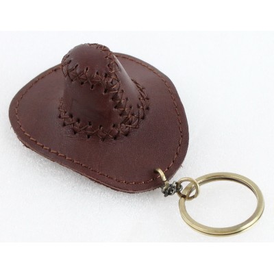 Handmade Full Leather Key Chain LA71 Hat