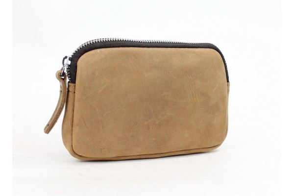 Cowhide Leather Small Pouch  LA92