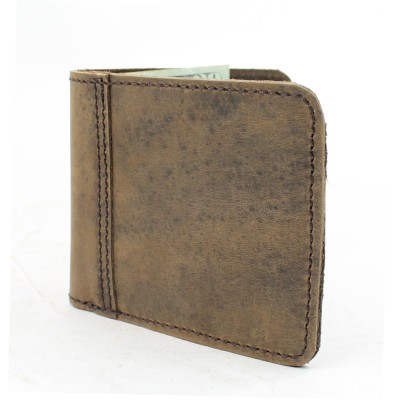 Cowhide Full Leather Cash ID Wallet MA12