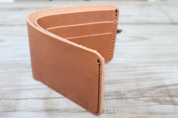 Veg-Tan Leather Wallet Cash Card Holder MA15