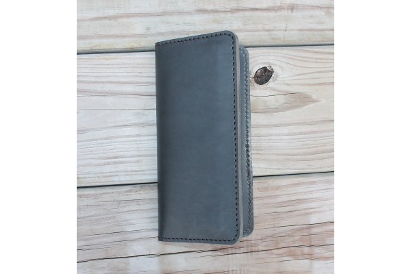 Veg-Tan Leather Long Wallet Cash Card Holder MA16