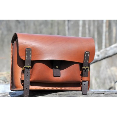 Leather Swiss Military Bag (Brown) YIMB01