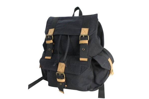 Classic Medium 15 in. Sport Canvas Backpack Rucksack C03