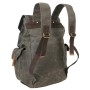 21 in. Super Large Sport Wax Canvas Classic Backpack C04LW