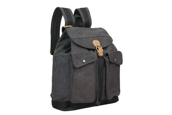 *Clearance* 16 in. Classic Style Sport Canvas Backpack C06