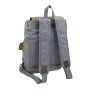 *Clearance* Hiking Sport Cowhide Leather Cotton Canvas Backpack C12