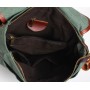 *Clearance* Hiking Sport Cowhide Leather Cotton Canvas Backpack C14