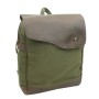 *Clearance* Hiking Sport Cowhide Leather Cotton Canvas Backpack C15