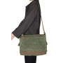 15 in. Vintage Cotton Wax Canvas Laptop Messenger Bag C31LW