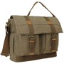 15 in. Casual Style Canvas Messenger Bag C39