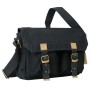 13.5 in. 100% Cotton Washed Canvas Messenger Bag C51