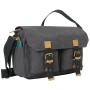 13.5 in. 100% Cotton Washed Canvas Messenger Bag C51