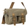 13.5 in. 100% Cotton Washed Canvas Messenger Bag C51