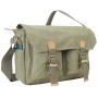 13.5 in. 100% Cotton Washed Canvas Messenger Bag C51