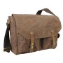 15 in. Casual Style Canvas Shoulder Messenger Laptop Bag C52LW