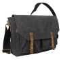 15 in. Casual Style Canvas Shoulder Messenger Laptop Bag C52LW