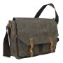 15 in. Casual Style Canvas Shoulder Messenger Laptop Bag C52LW