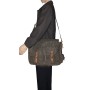 15 in. Casual Style Canvas Shoulder Messenger Laptop Bag C52LW