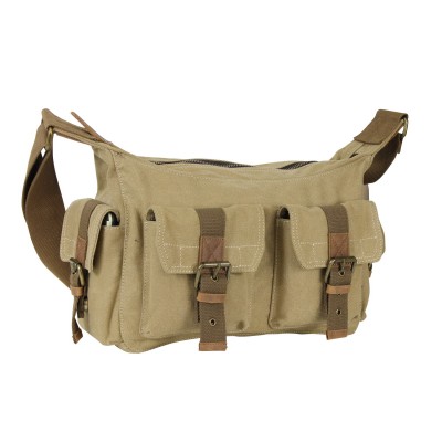 14 in.  Casual Boat Style Canvas Messegner Bag C53