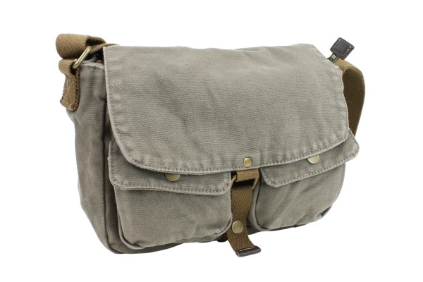 12 in.  Casual Small Canvas Messenger Bag C54