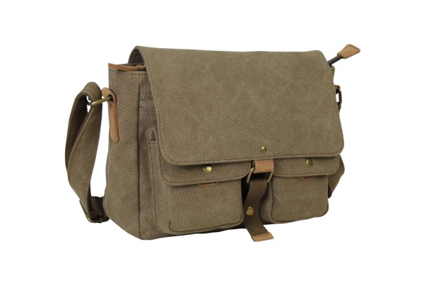 12 in.  Casual Small Canvas Messenger Bag C54