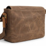 12 in. Casual Small Wax Canvas Messenger Bag C54LW 12 in. Casual Small Wax Canvas Messenger Bag C54LW