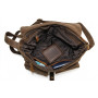 12 in. Casual Small Wax Canvas Messenger Bag C54LW 12 in. Casual Small Wax Canvas Messenger Bag C54LW