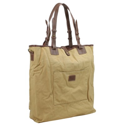 *Clearance* 16 in. Tall Large  Canvas  Casual Shoulder Shopping Bag C58