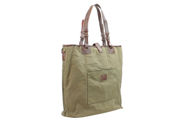 *Clearance* 16 in. Tall Large  Canvas  Casual Shoulder Shopping Bag C58